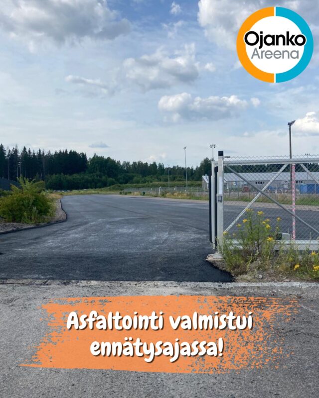 Asfaltointi saatiin tehtyä ennätysajassa!Tervetuloa treenaamaan :)@elainklinikkaavec