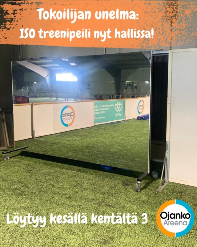 Etusivu 8 Uutta Ojanko Areenalla🔥
Tokoilijan unelma: ISO treenipeili löytyy nyt kentältä kolme.
Näet seuraamisen linjat, käsien eleet ja koiran ilmeet - reaaliajassa. Ei enää arvailuja - peili ei valehtele 🤩 Iso peili on täydellinen tokoon ja koiratanssiin - kaikkeen tarkkaan hiomiseen.
Tule testaamaan ja tägää meidät, niin näemme mihin kaikkeen peiliä voikaan käyttää 🤔
Yhteistyössä @elainklinikkaavec